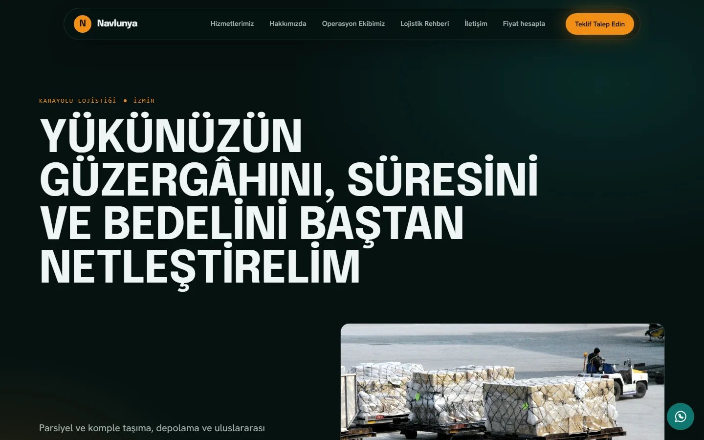Lojistik — Gece teması