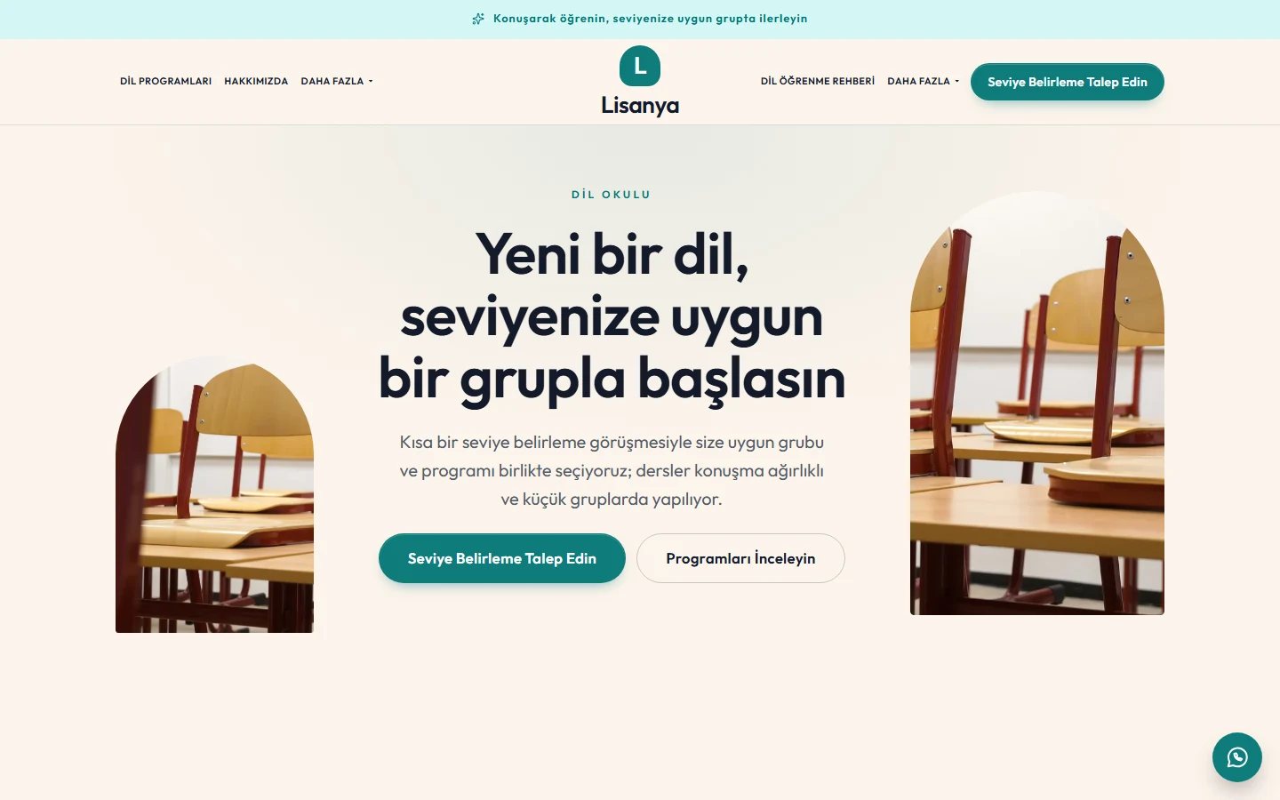 Dil Okulu — Butik teması