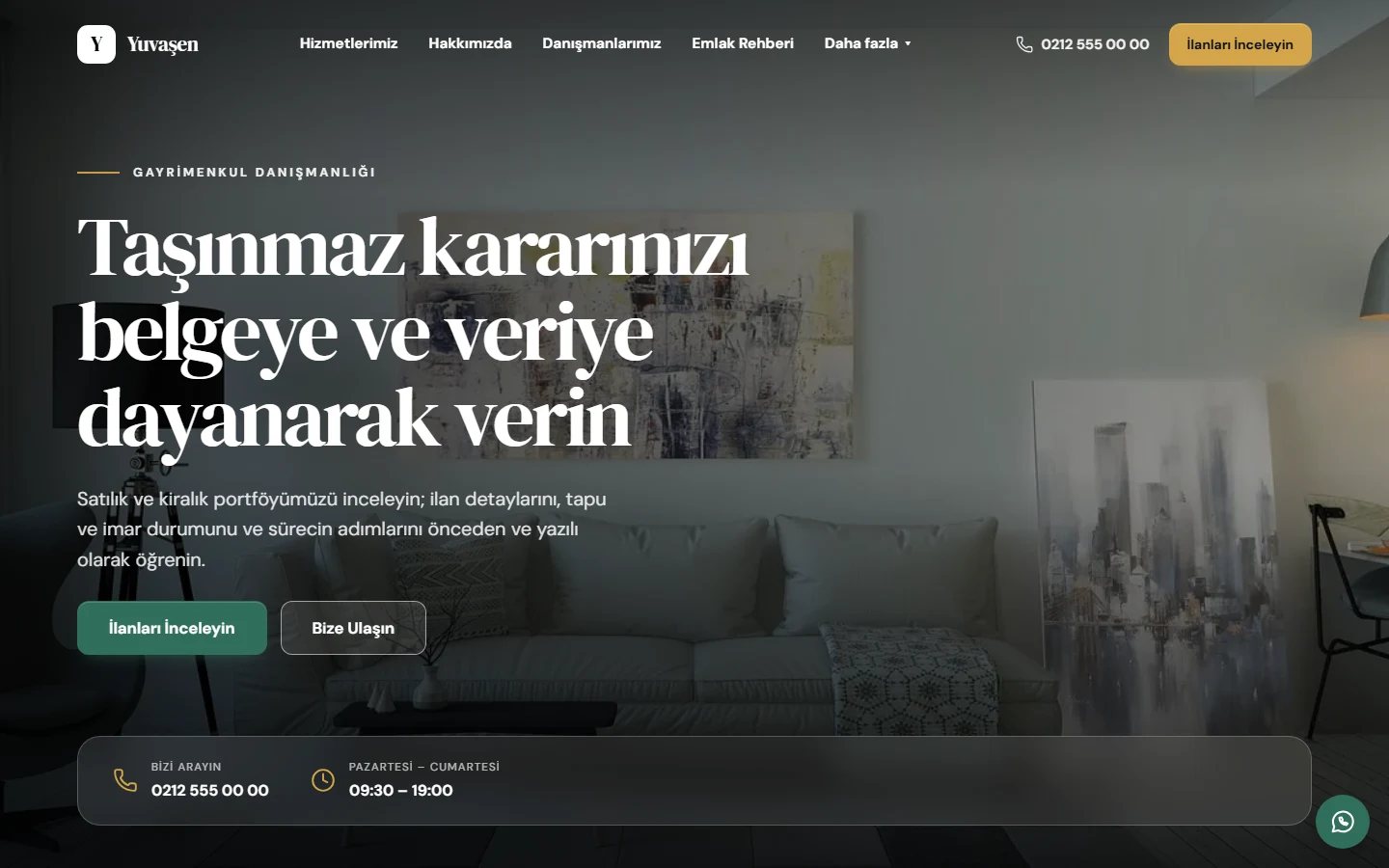 Emlak Ofisi — Vitrin teması