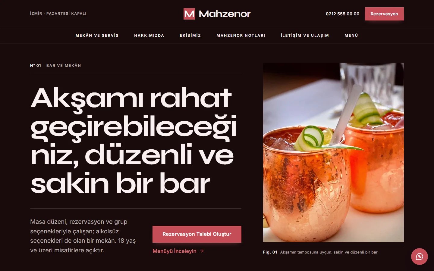 Bar — Editoryal teması