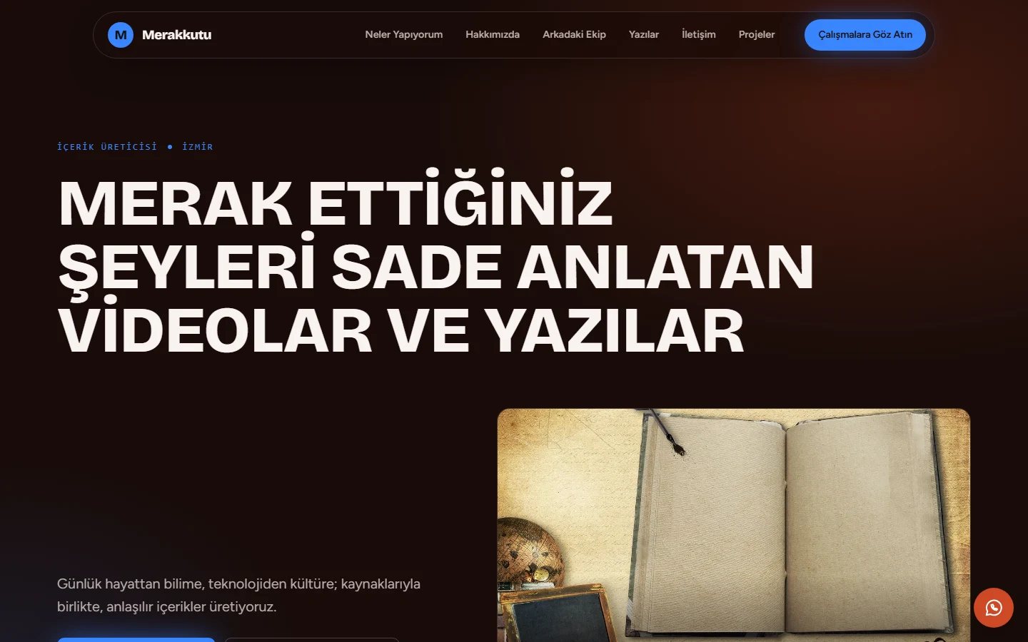 Kişisel Marka / Portföy / YouTube — Gece teması