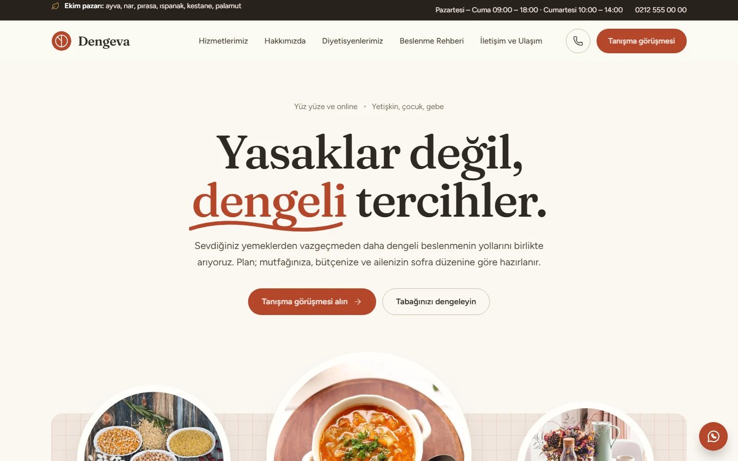 Diyetisyen — Sofra teması