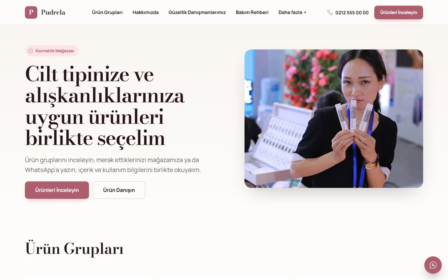 Kozmetik Mağazası — Katalog teması